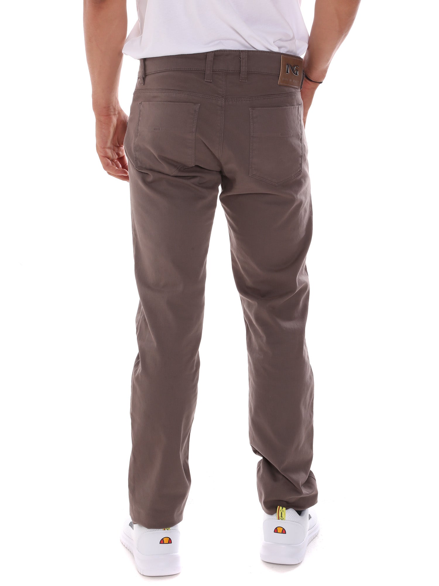 Pantaloni Marrone Nero Giardini