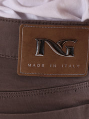 Pantaloni Marrone Nero Giardini