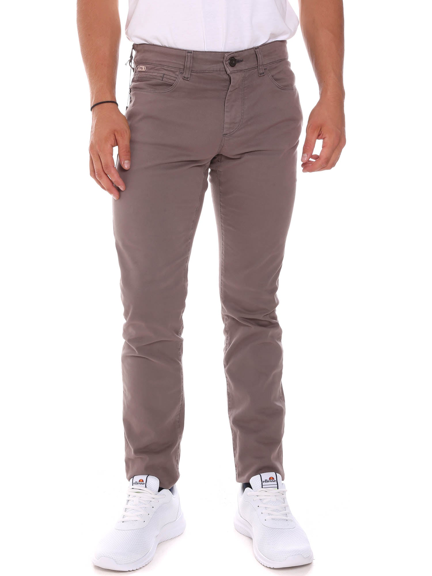 Pantaloni Marrone Nero Giardini