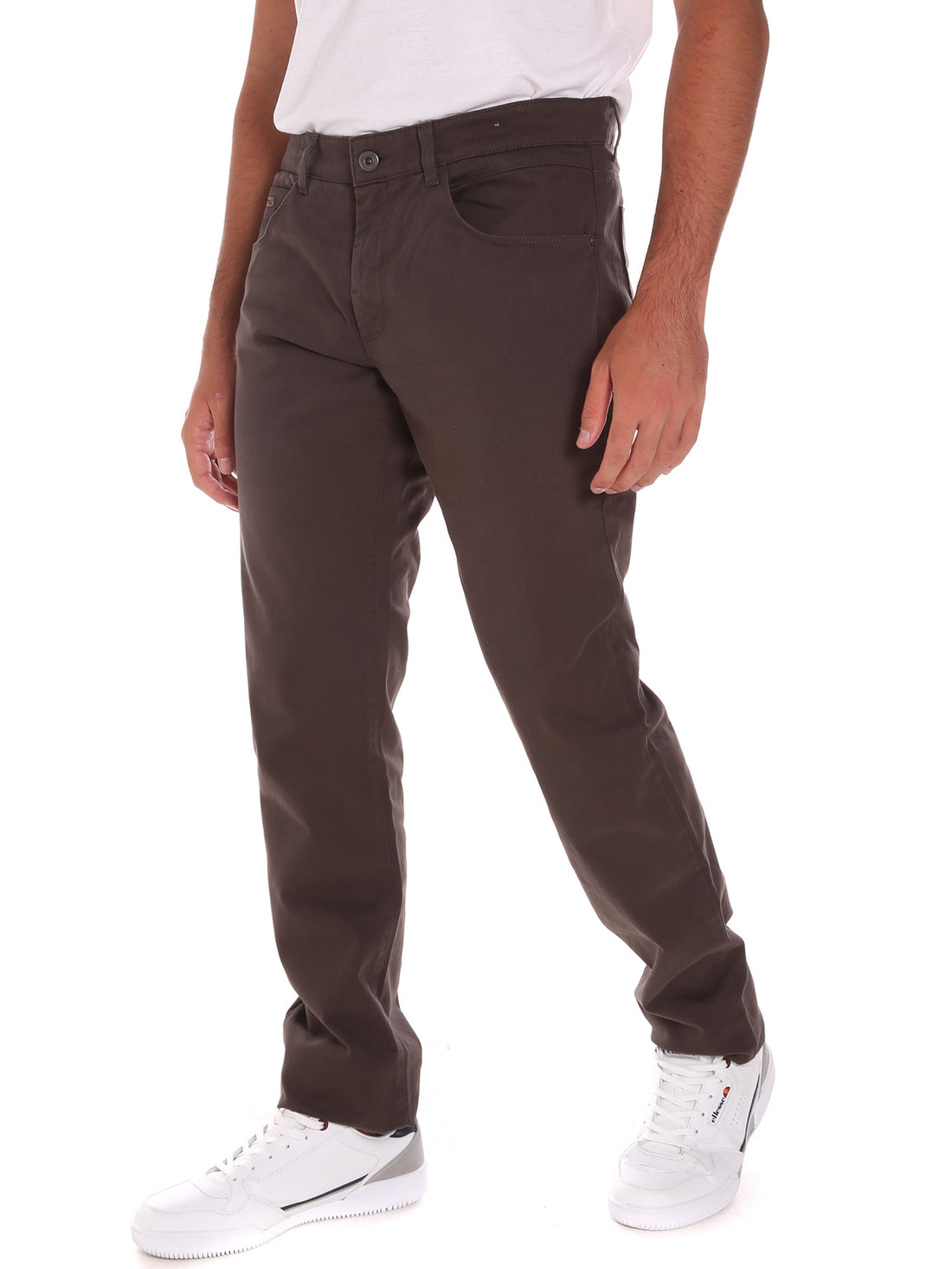 Pantaloni Marrone Nero Giardini