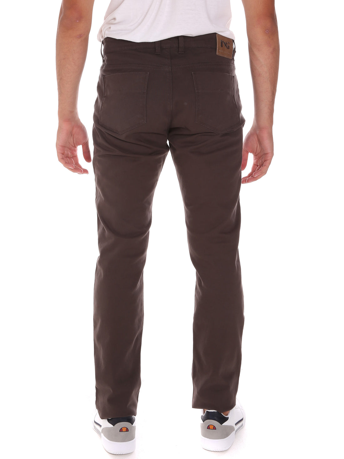 Pantaloni Marrone Nero Giardini