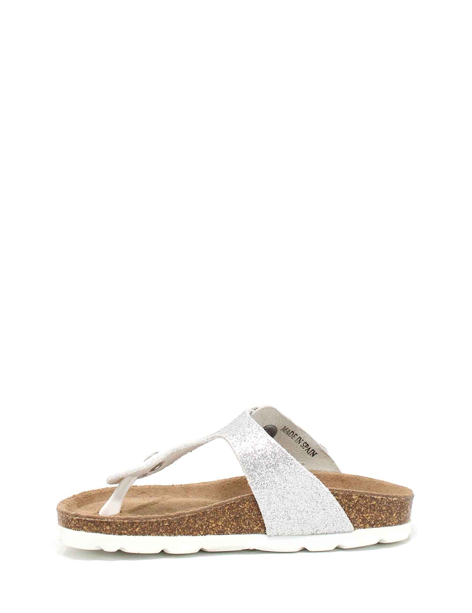 Infradito Argentato Grunland Junior