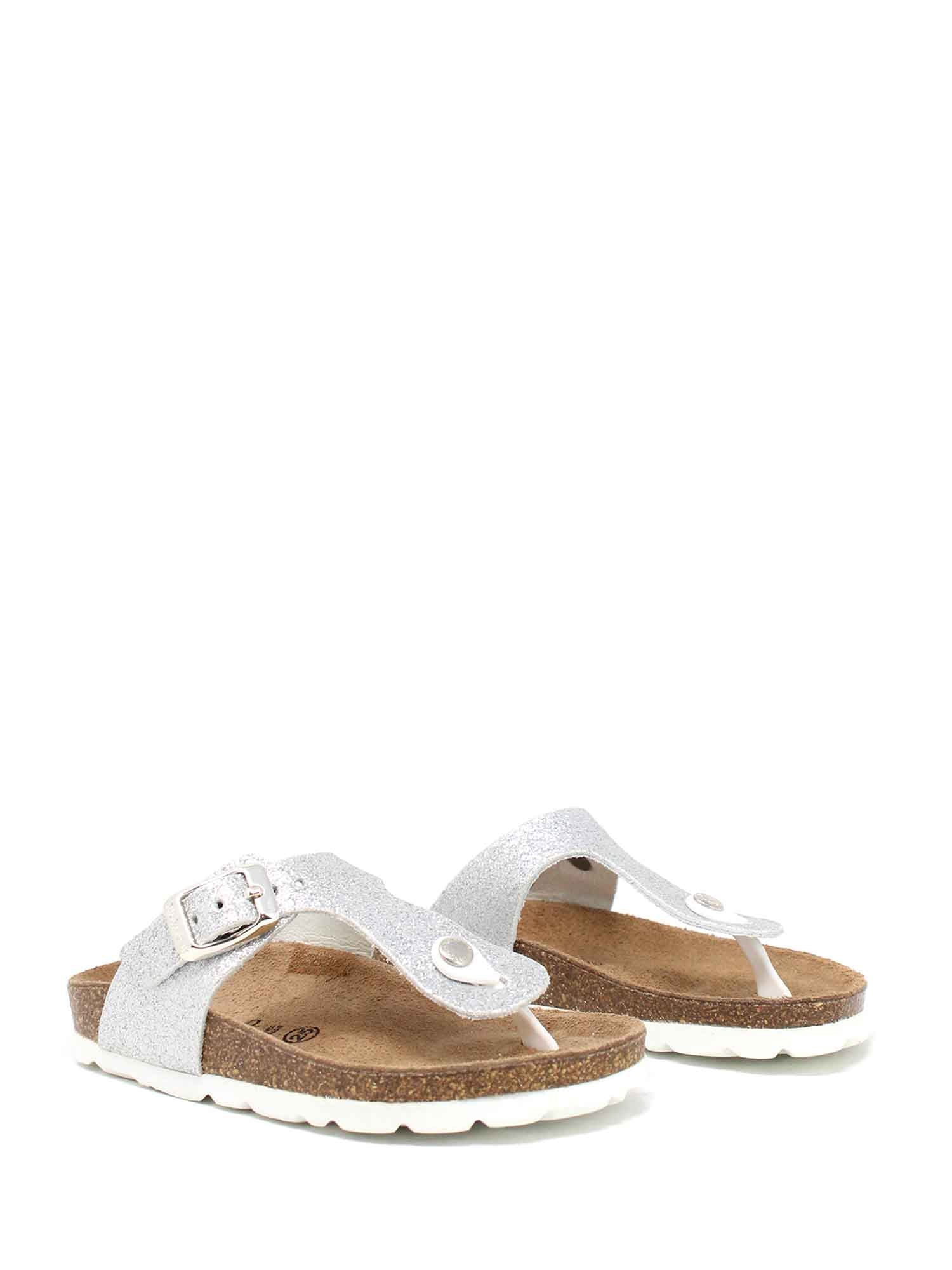 Infradito Argentato Grunland Junior