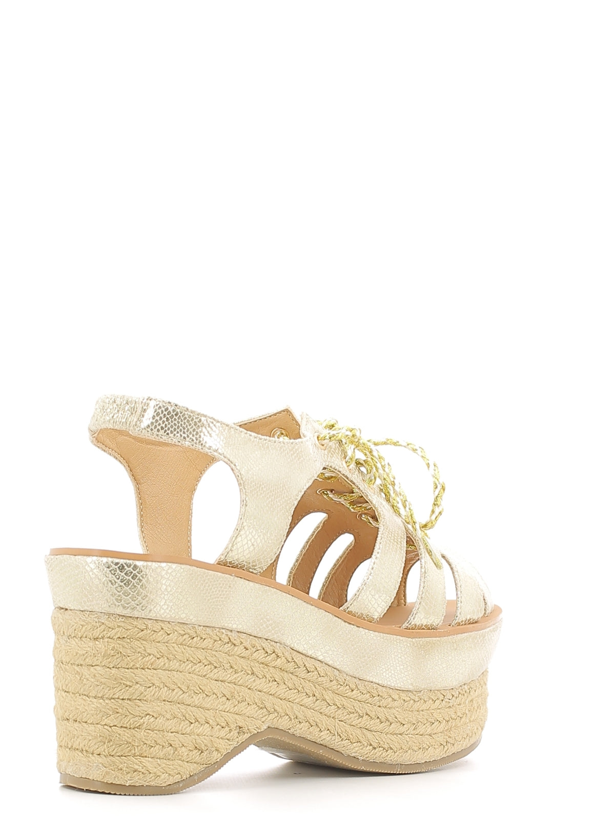 Sandali zeppa Dorato Police 883