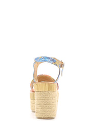 Sandali zeppa Blu Police 883