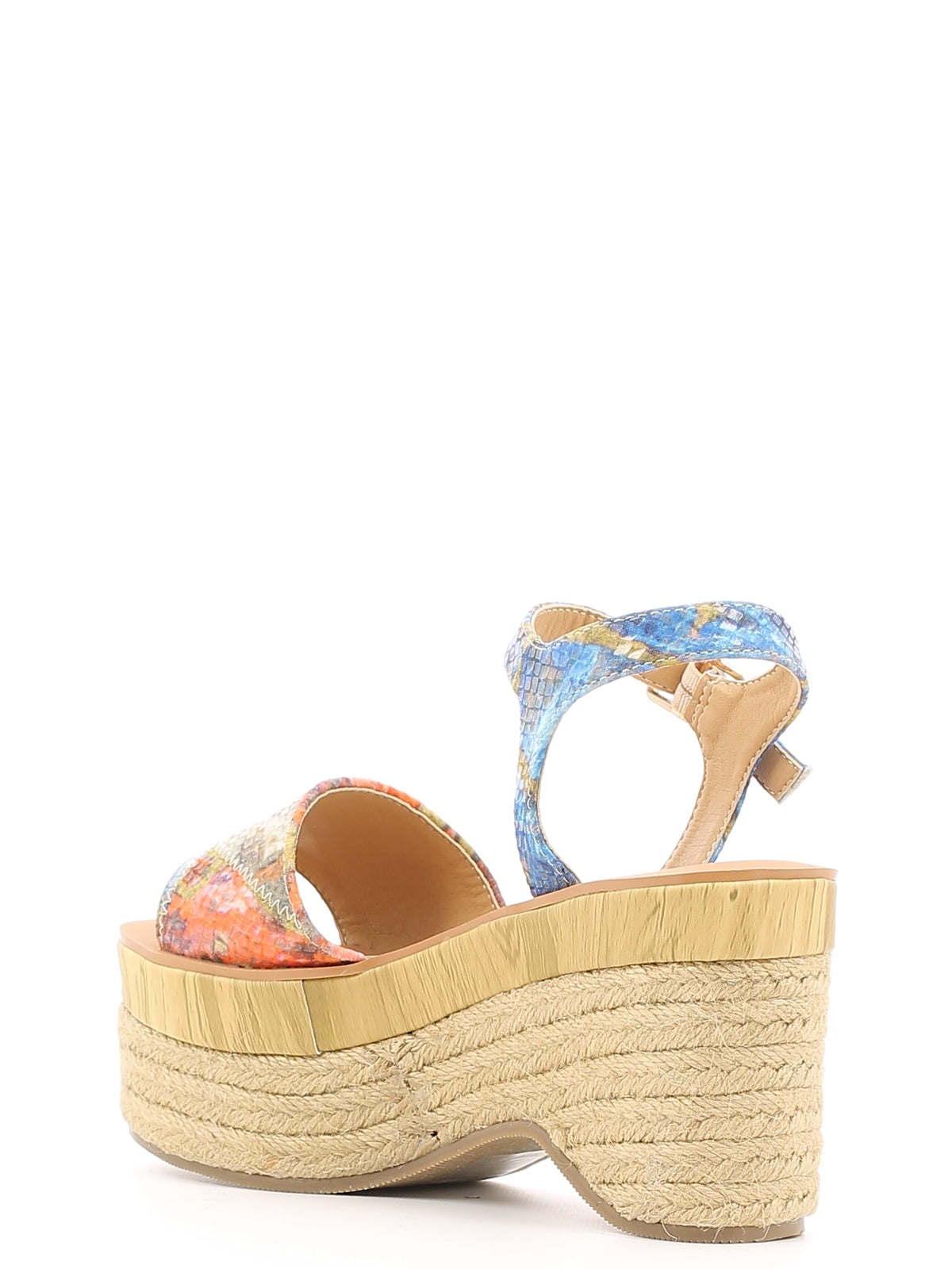 Sandali zeppa Blu Police 883