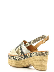 Sandali zeppa Verde Police 883