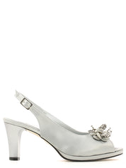 Sandali tacco Argentato Grace Shoes