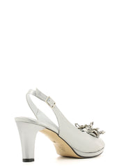 Sandali tacco Argentato Grace Shoes