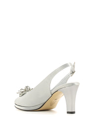 Sandali tacco Argentato Grace Shoes