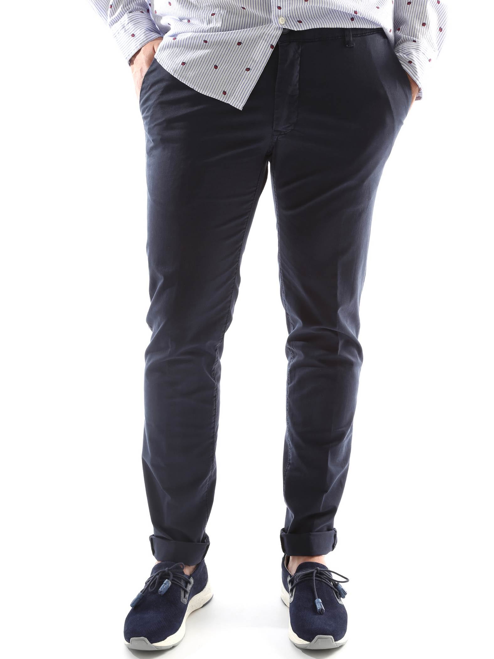 Pantaloni Blu Scuro Sei3sei