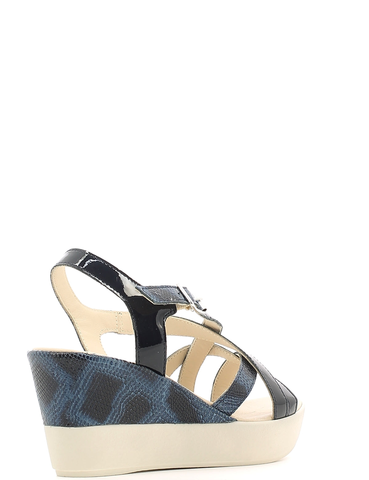 Sandali zeppa Blu Susimoda