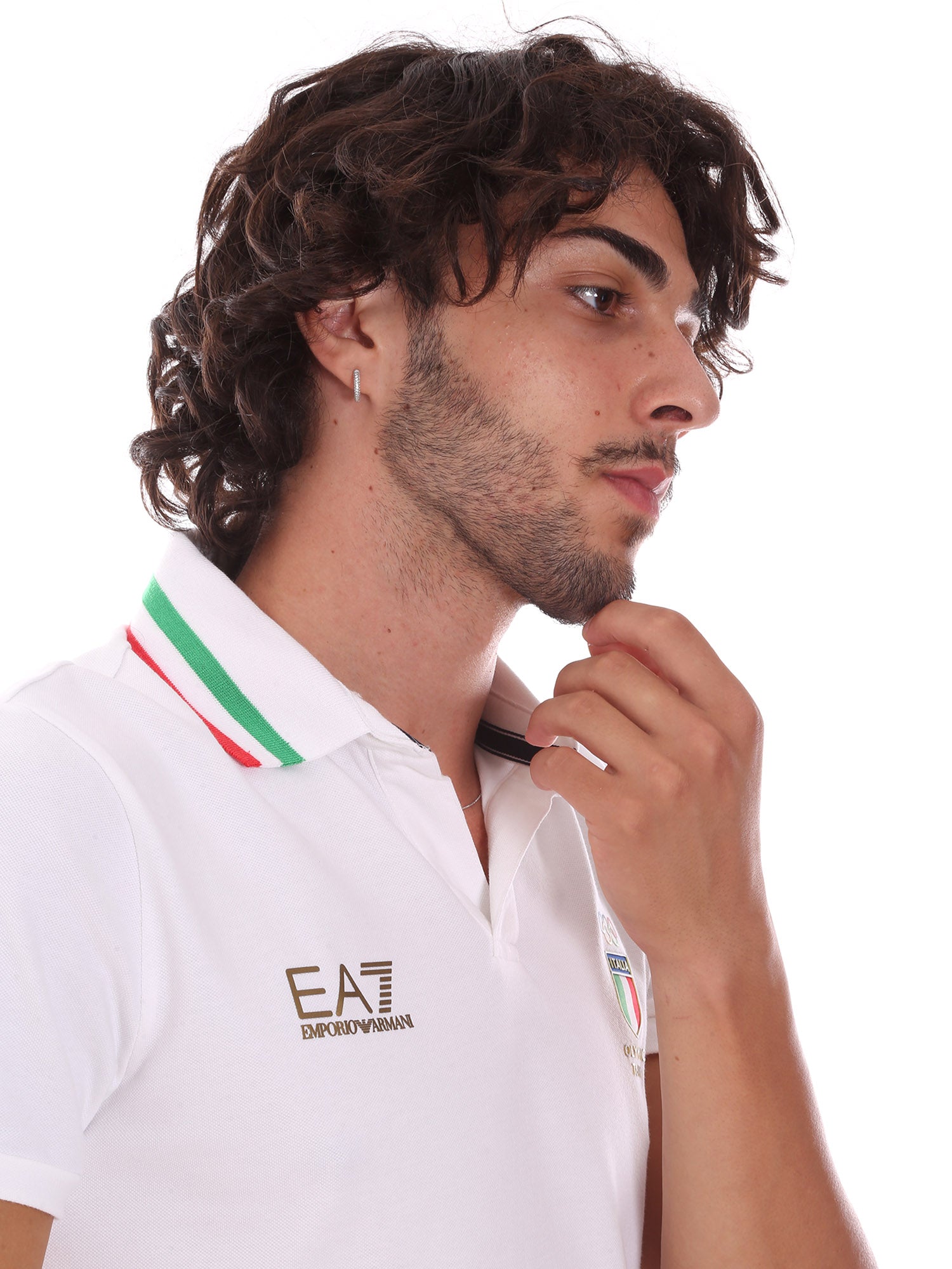 Polo Bianco Ea7 Emporio Armani