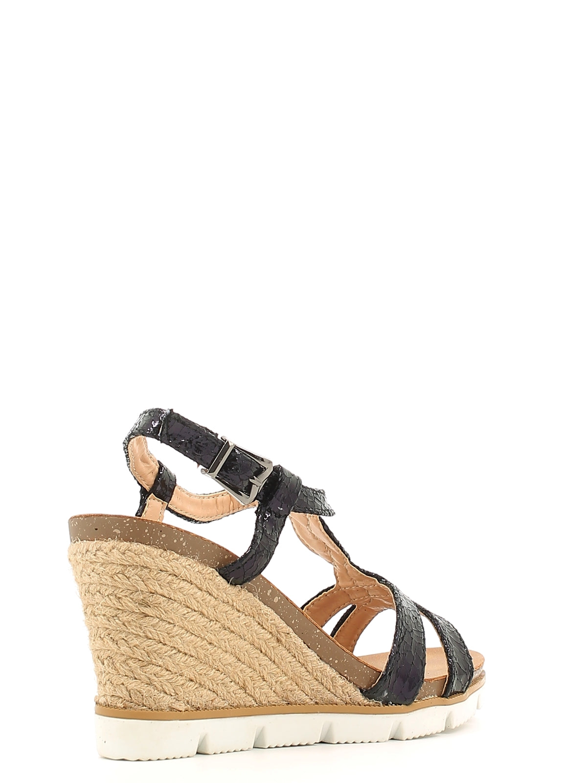 Sandali zeppa Nero Le Chicche