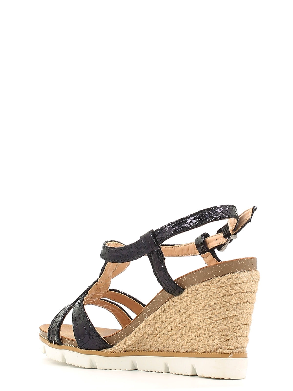 Sandali zeppa Nero Le Chicche