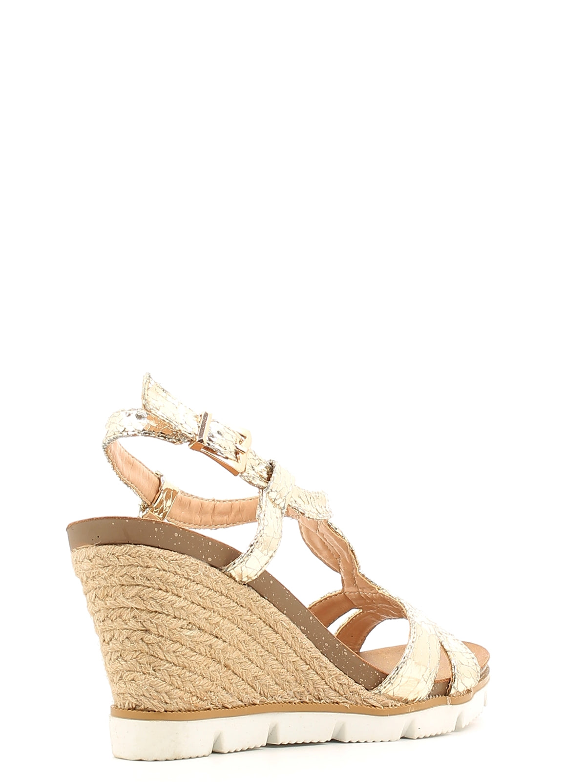 Sandali zeppa Dorato Le Chicche