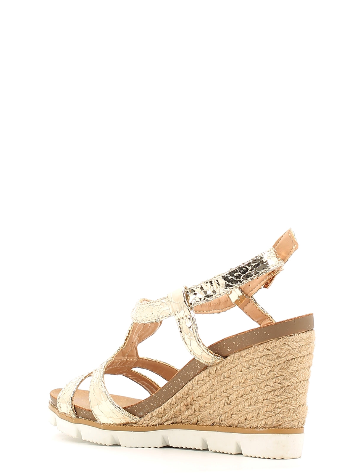 Sandali zeppa Dorato Le Chicche