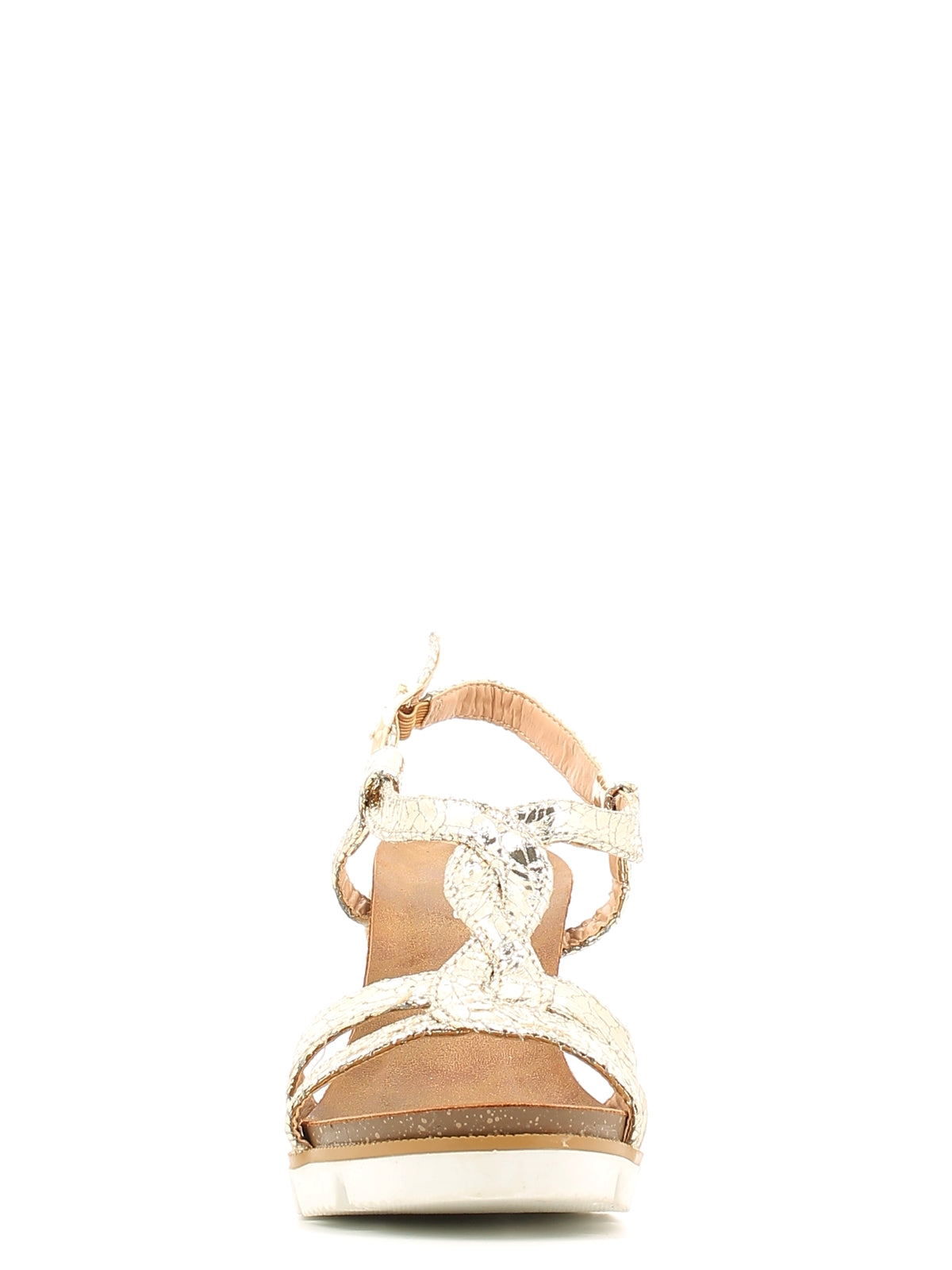 Sandali zeppa Dorato Le Chicche