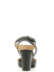 Sandali tacco Nero Luca Stefani