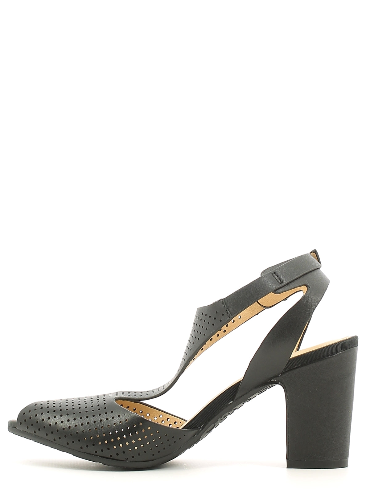 Sandali tacco Nero Luca Stefani