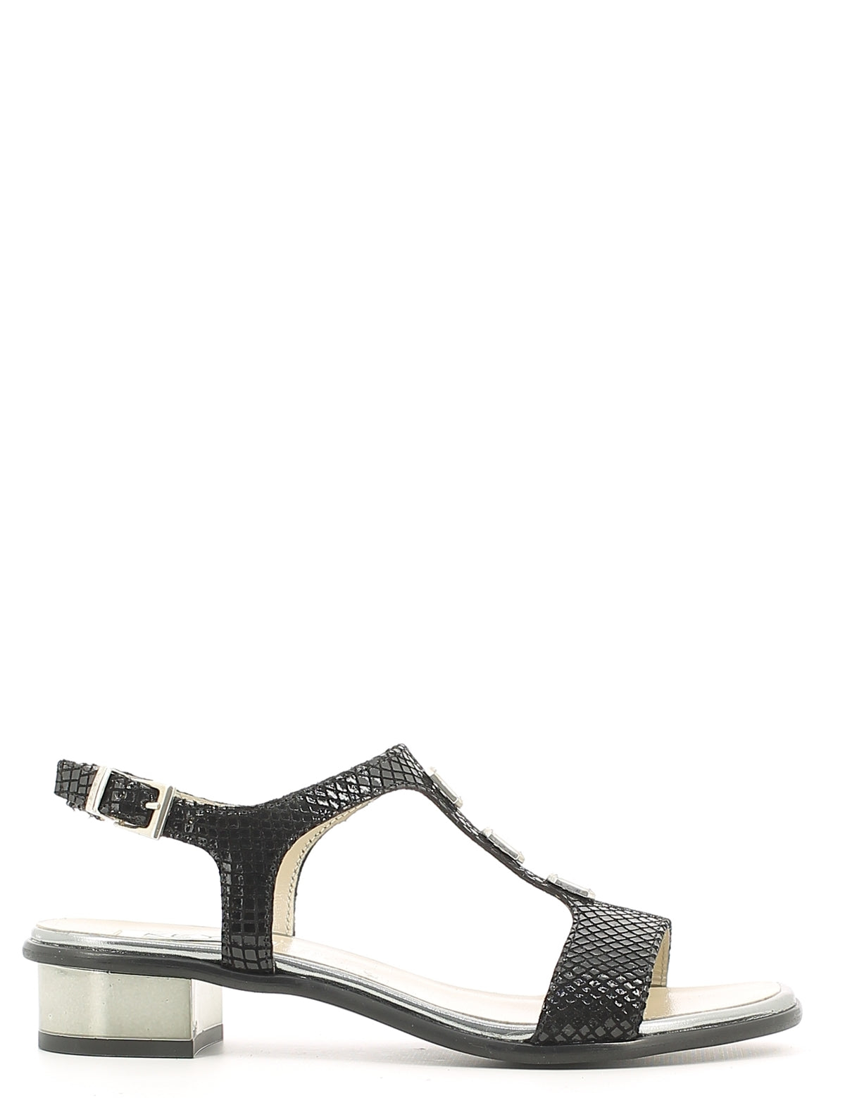 Sandali tacco Nero Keys