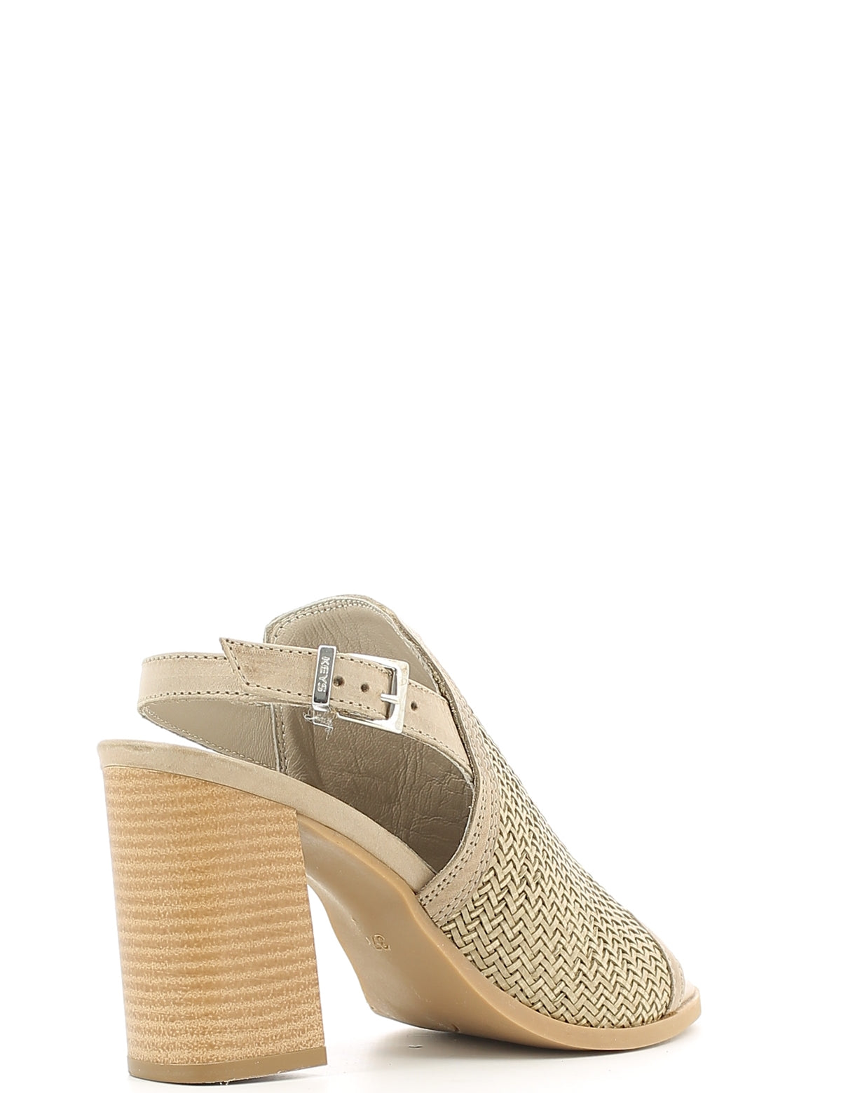 Sandali tacco Beige Keys