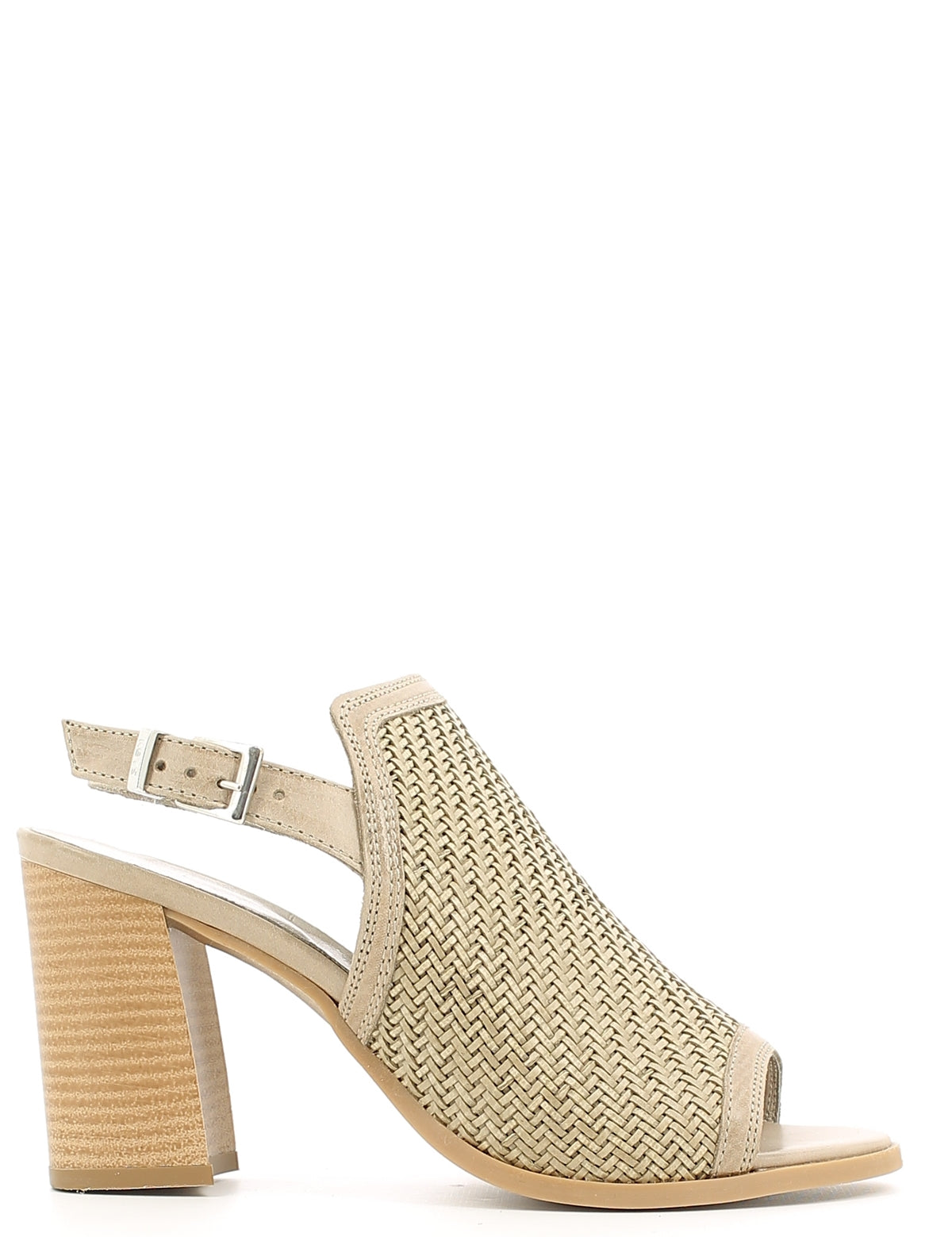 Sandali tacco Beige Keys