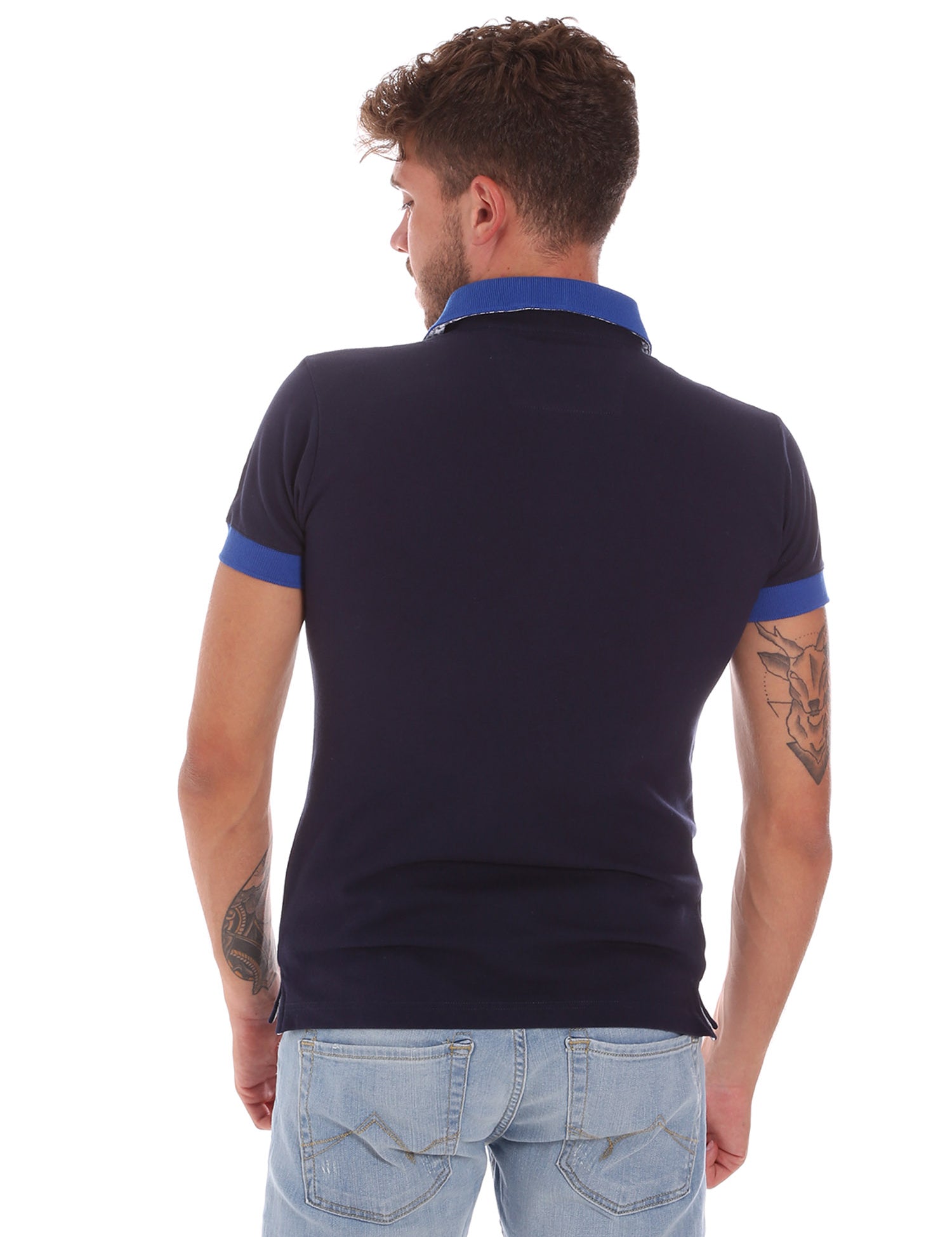 Polo Blu Bianco Bradano