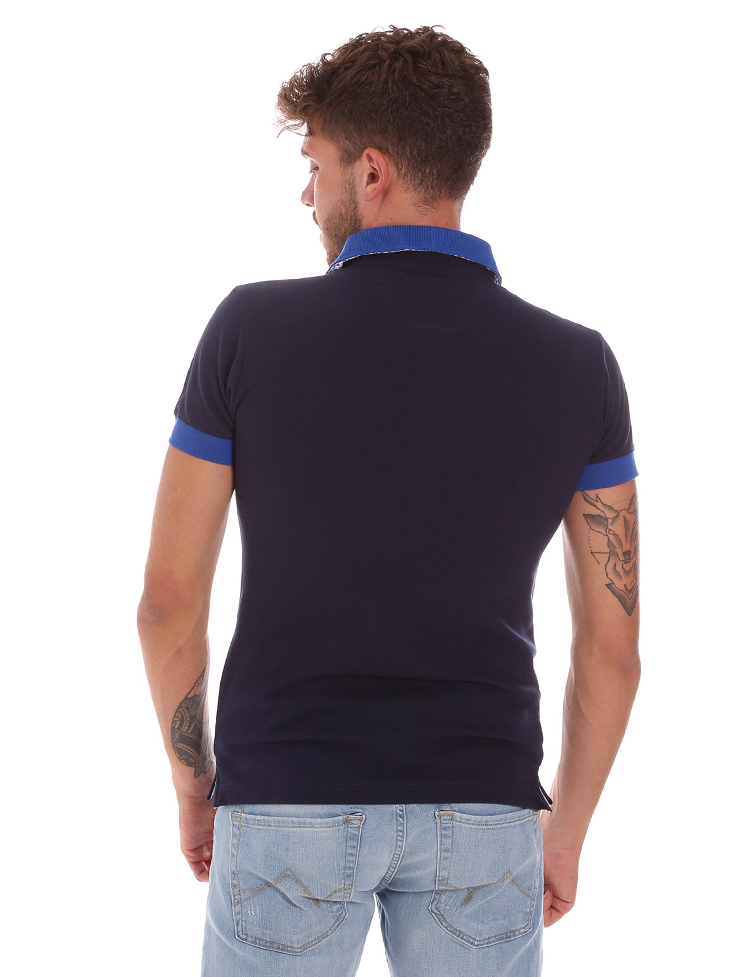 Polo Blu Bianco Bradano