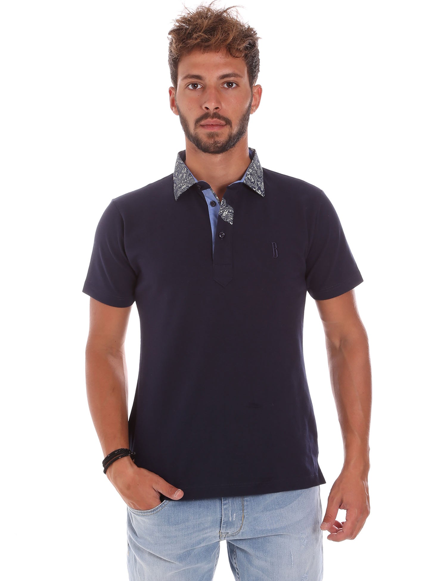 Polo Blu Scuro Bradano