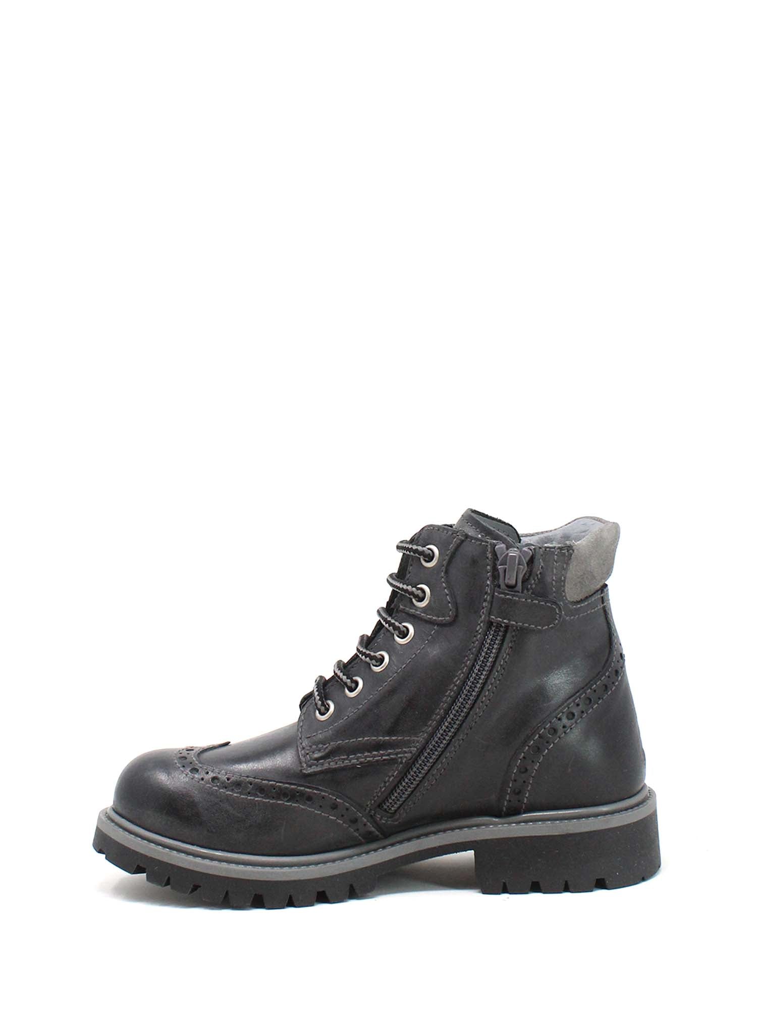 Stivaletti Grigio Nero Giardini Junior