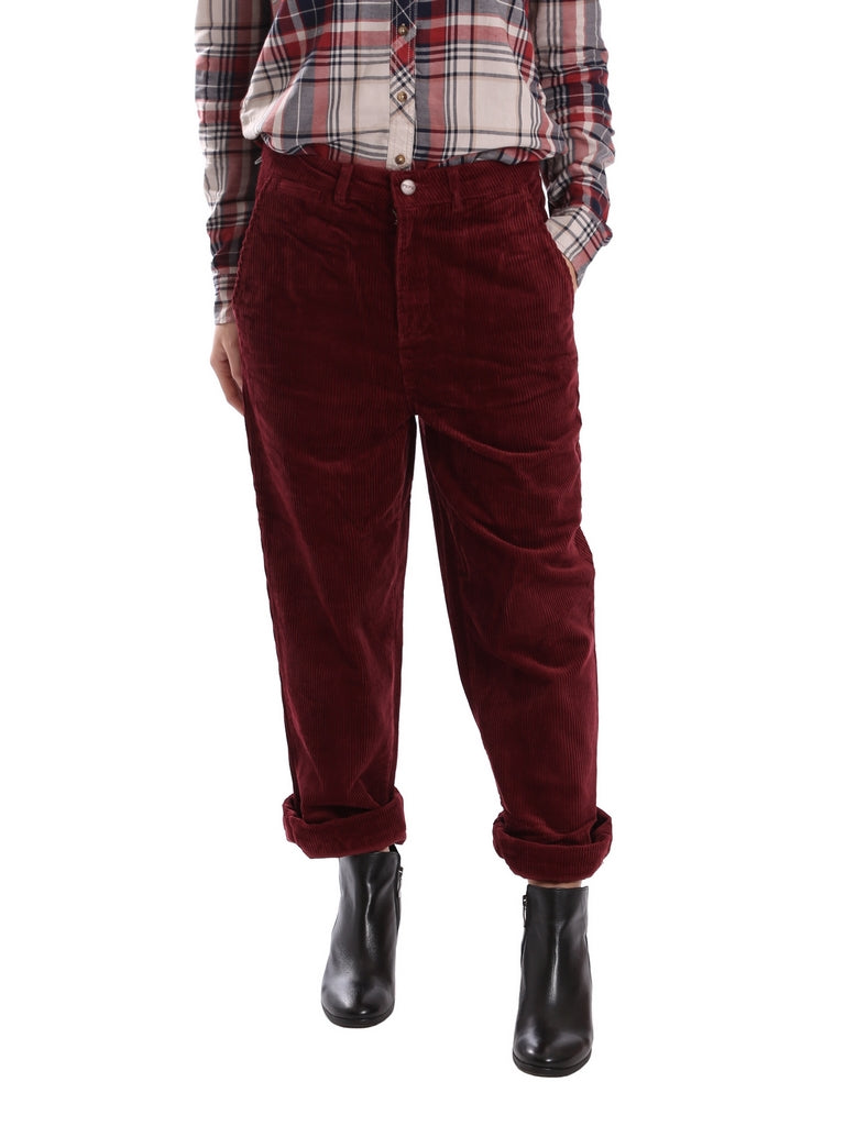Pantaloni Bordeaux Pepe Jeans