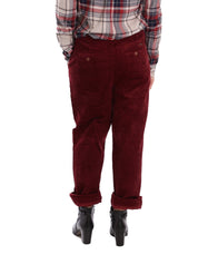 Pantaloni Bordeaux Pepe Jeans