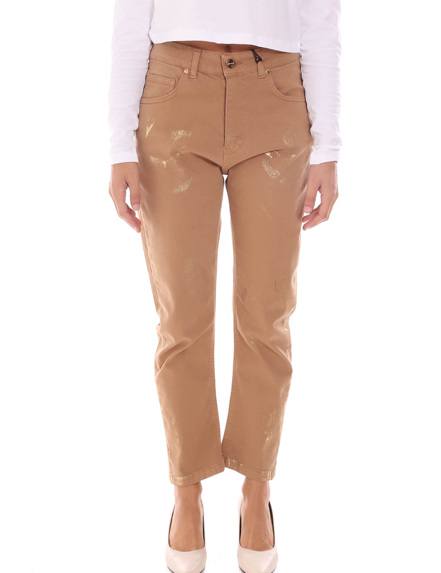 Pantaloni Beige Animagemella