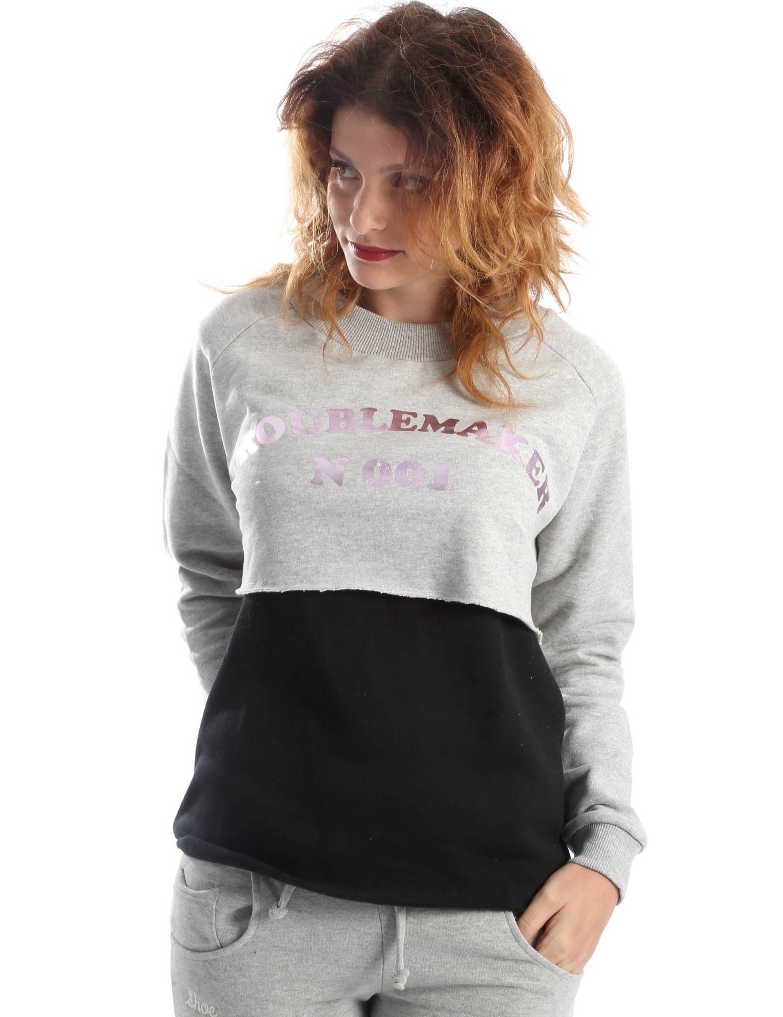 Felpe Grigio Shoeshine