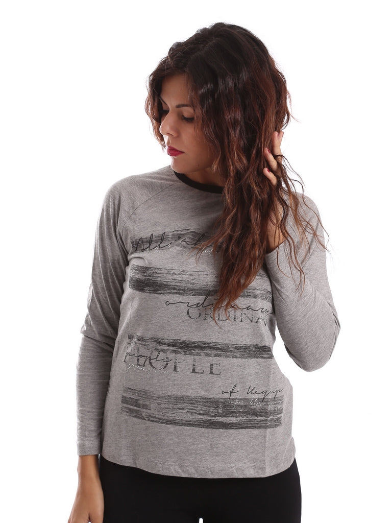 T-shirt Grigio Key Up