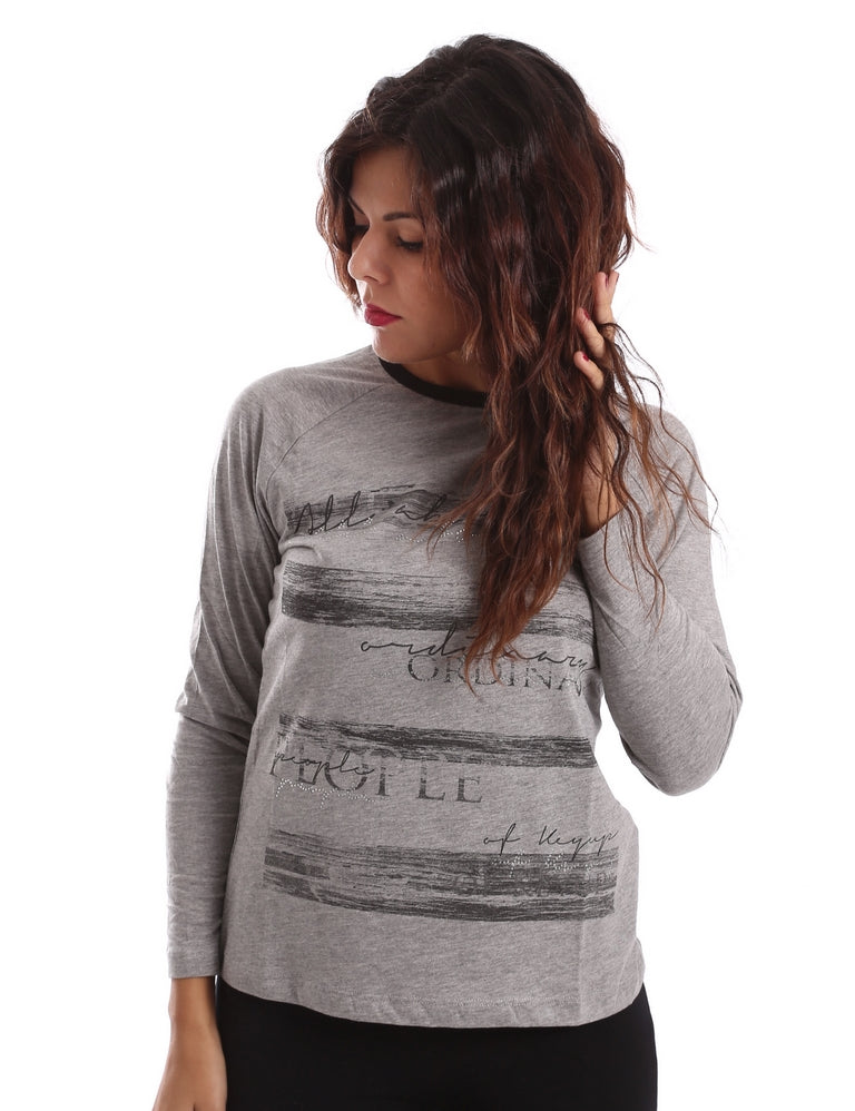 T-shirt Grigio Key Up