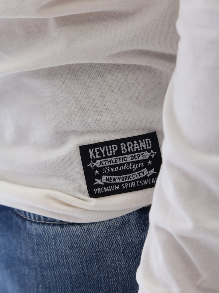 T-shirt Bianco Key Up