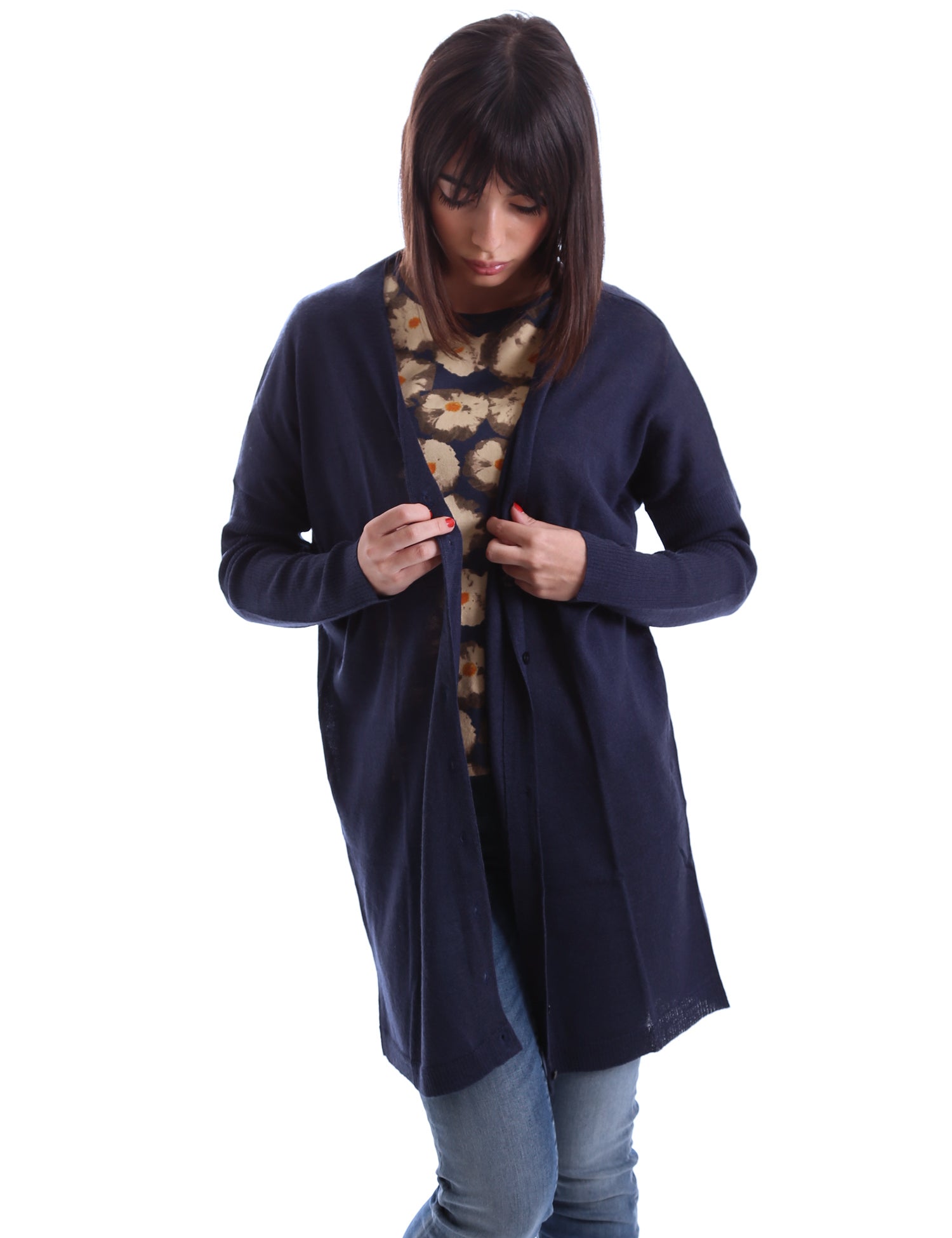 Cardigan Blu Gazel