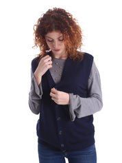 Gilet Blu Wool&co