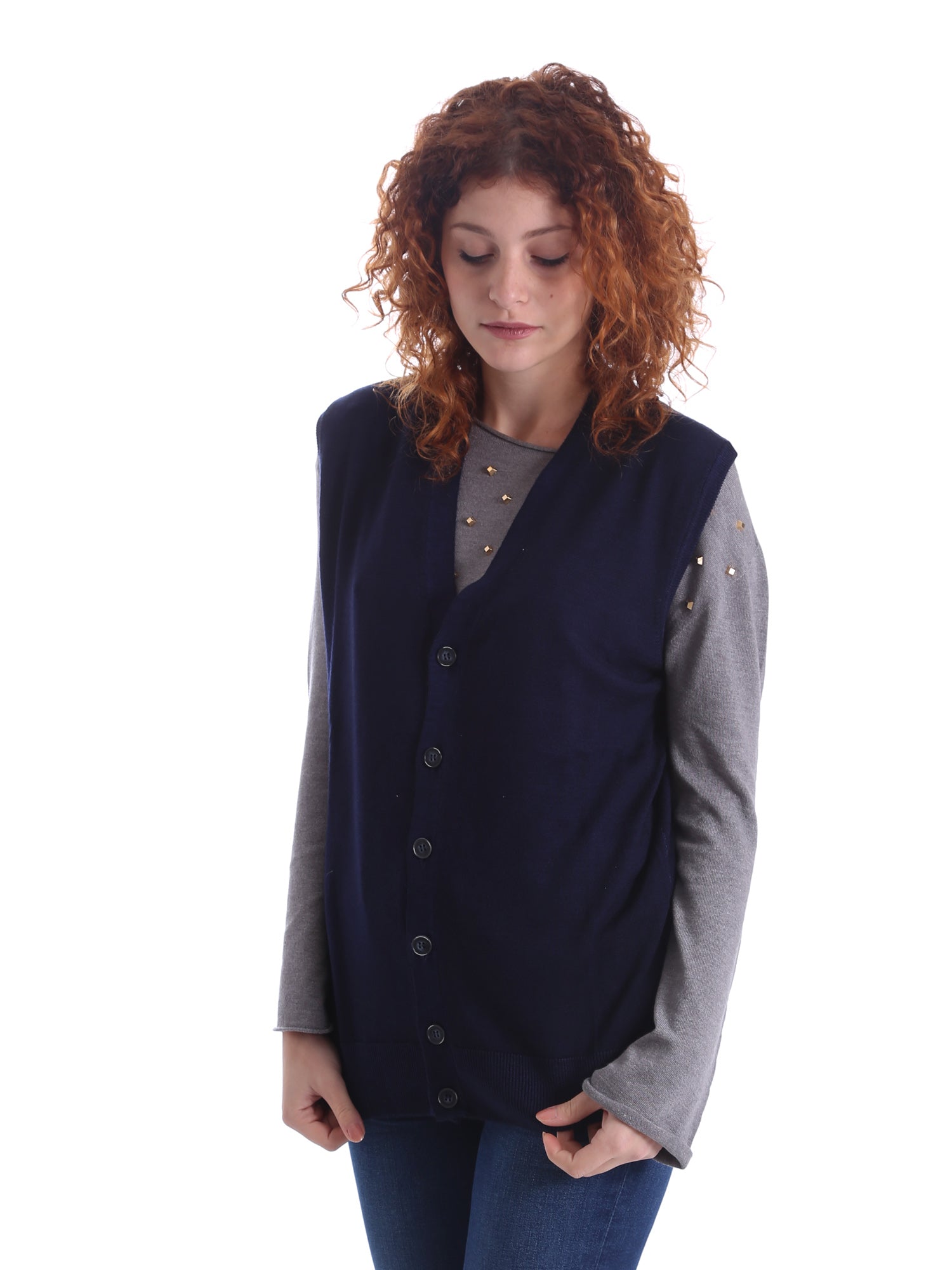 Gilet Blu Wool&co