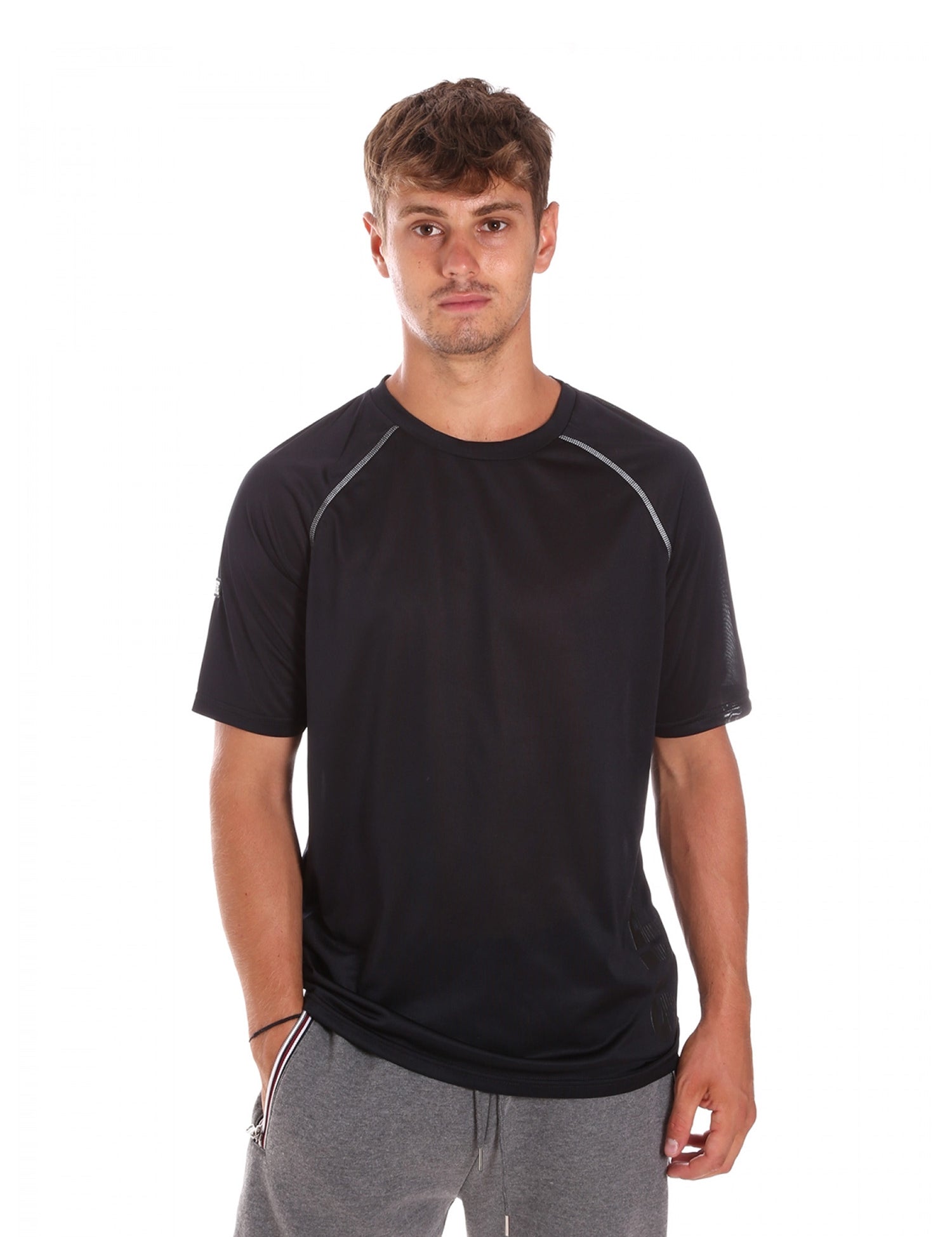 T-shirt Nero Ra 02a Superdry