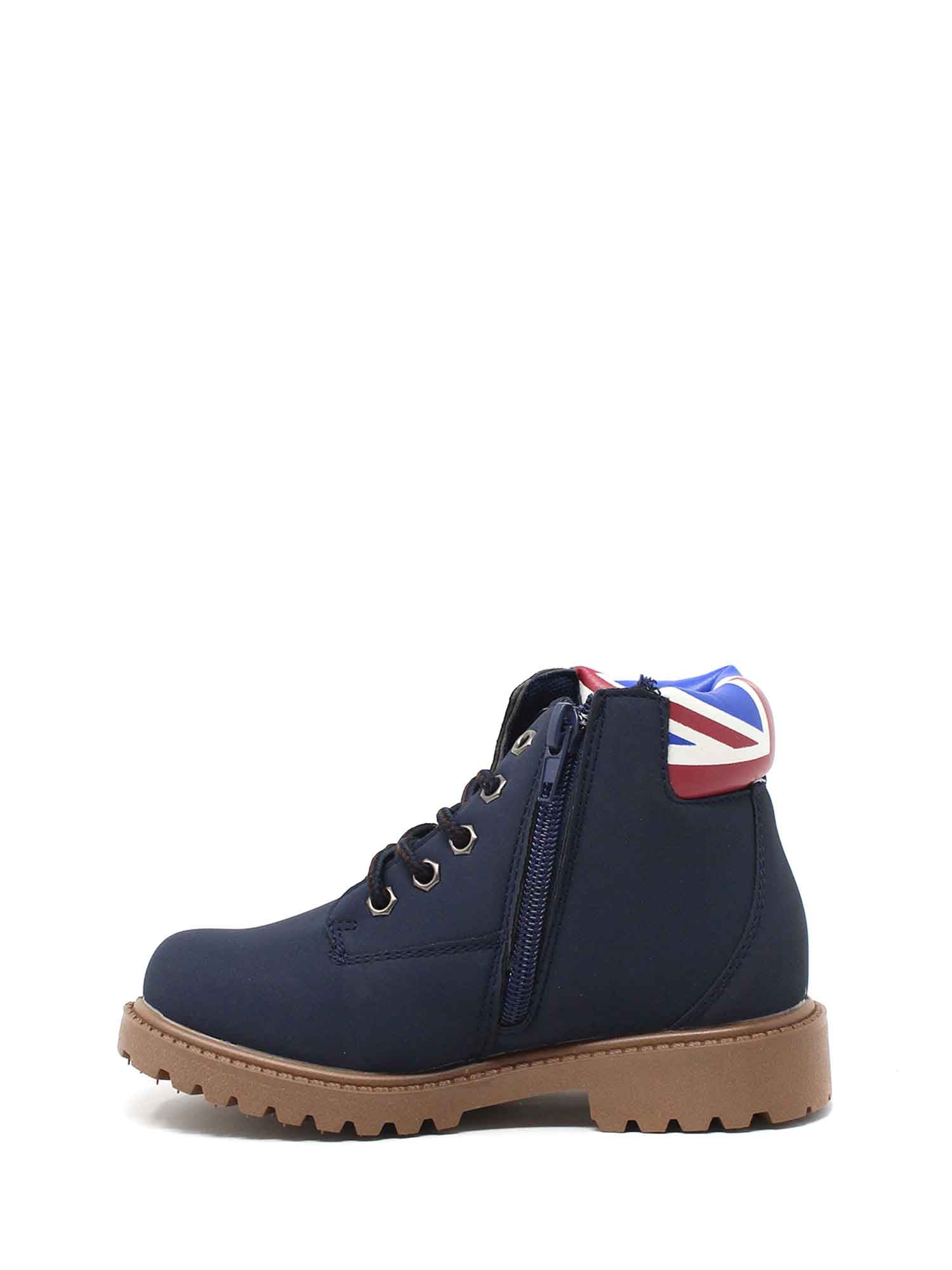 Stivaletti Blu Submarine London