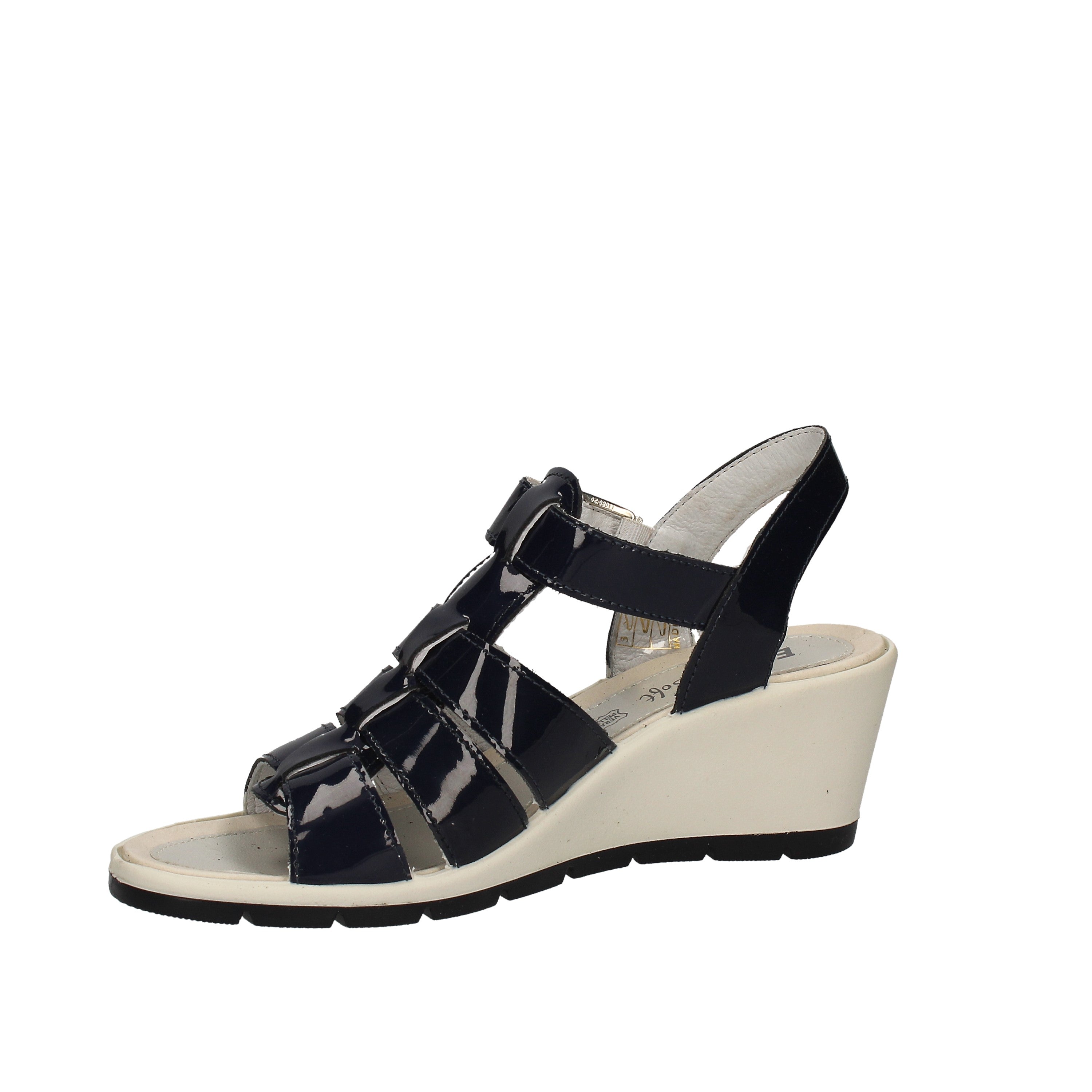 Sandali zeppa Blu Enval