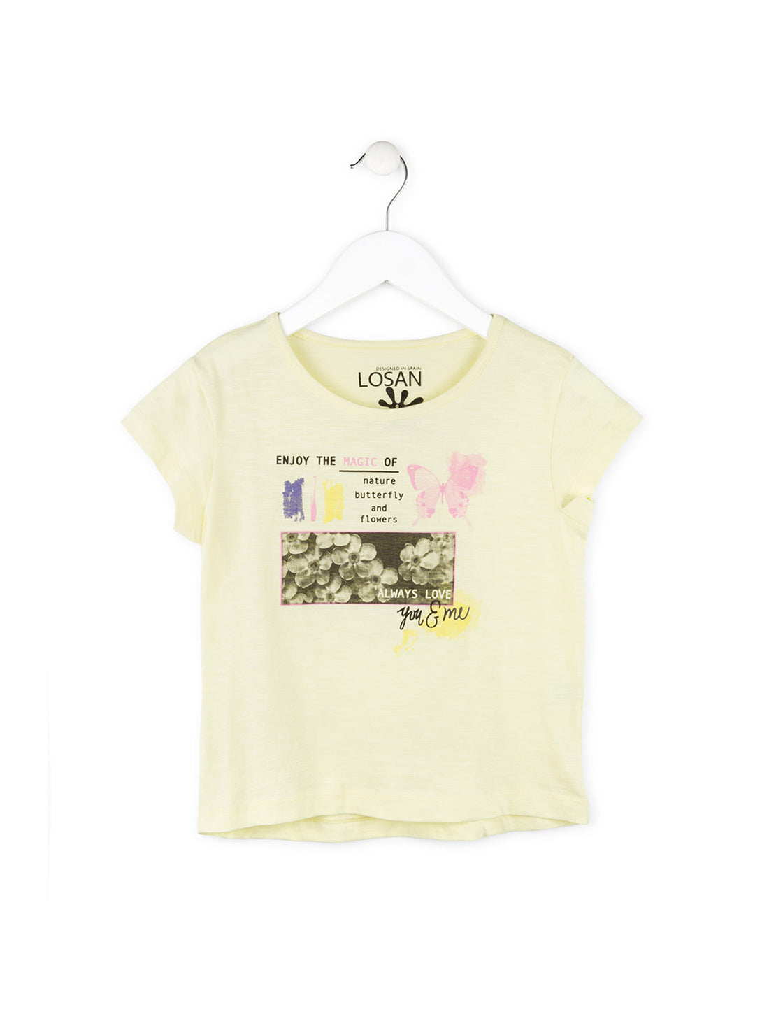 T-shirt Giallo Losan