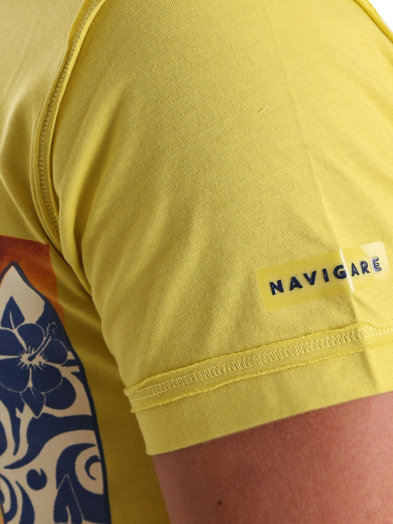 T-shirt Giallo Navigare