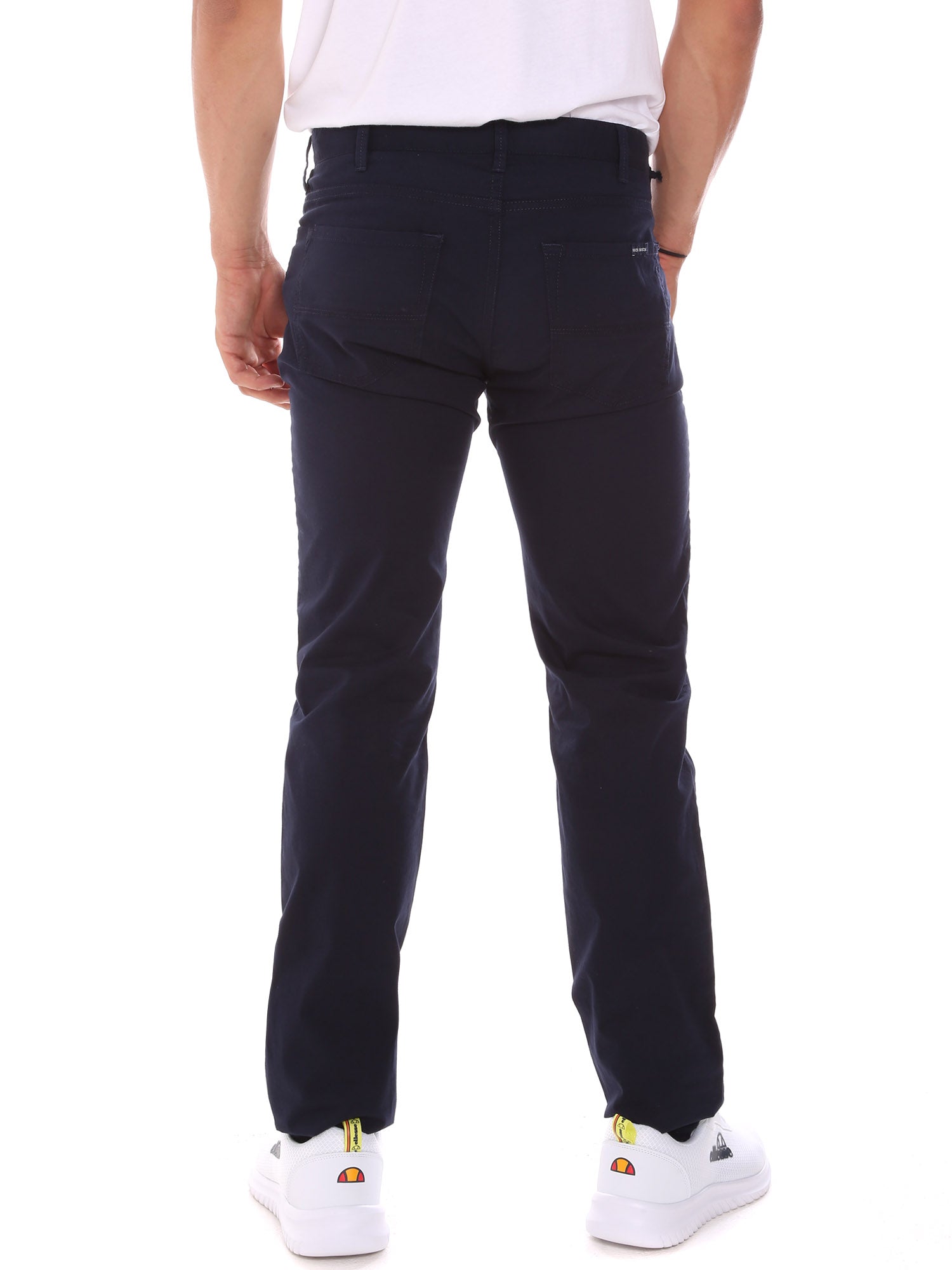 Nautica Pantaloni Ragazzo In Twill Elasticizzato – Blu Marino, Taglia 20 – Vita Regolabile, 5 Tasche