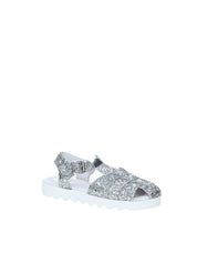 Sandali Argentato Melania