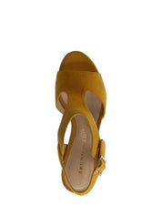 Sandali tacco Giallo Bruno Premi