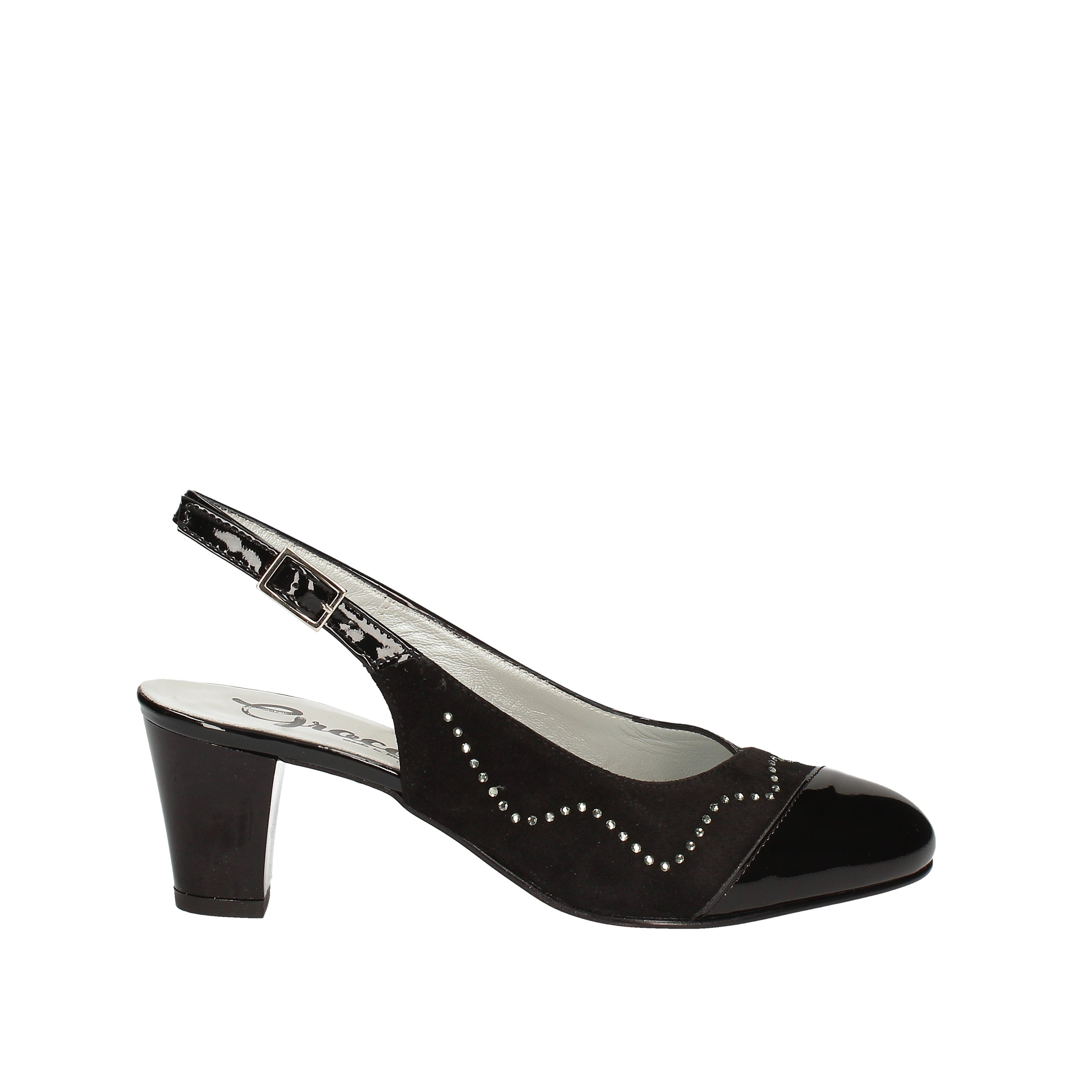 Sandali tacco Nero Grace Shoes